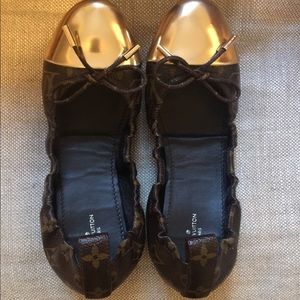 Louis Vuitton Monogram Flirty Ballet Flats Sz 39
